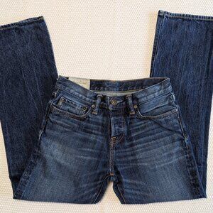 Abercrombie & Fitch Men's The A&F Boot Button Fly Dark Wash Jeans. Size W28 L30